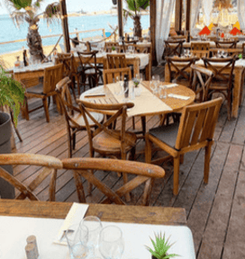 Restaurant Welcome Beach conseillé par l'hôtel Auberge de la Calanque au Lavandou