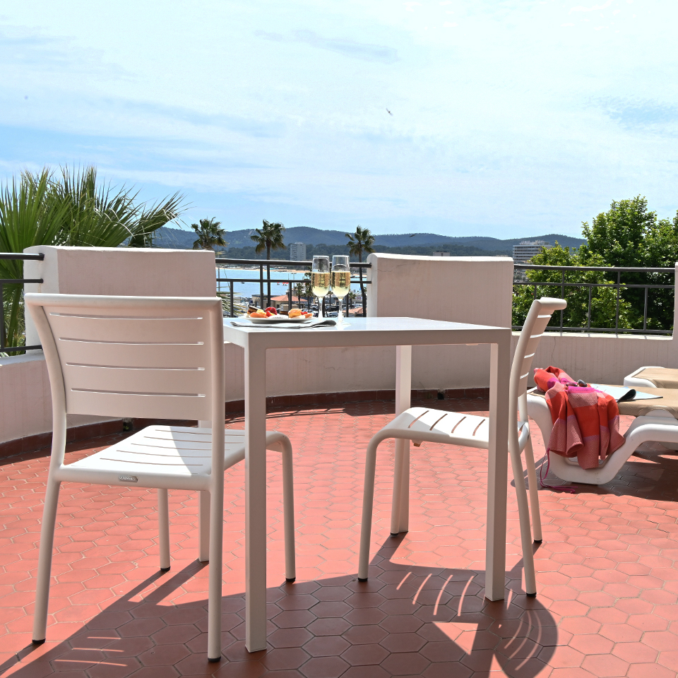 Junior suite auberge de la Calanque au Lavandou